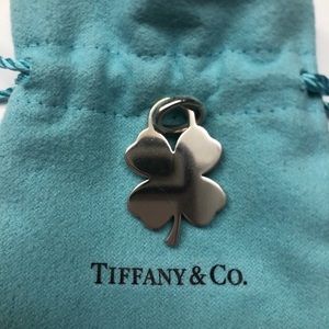 SOLD Tiffany & Co. Four-Leaf Clover Charm w/ Link